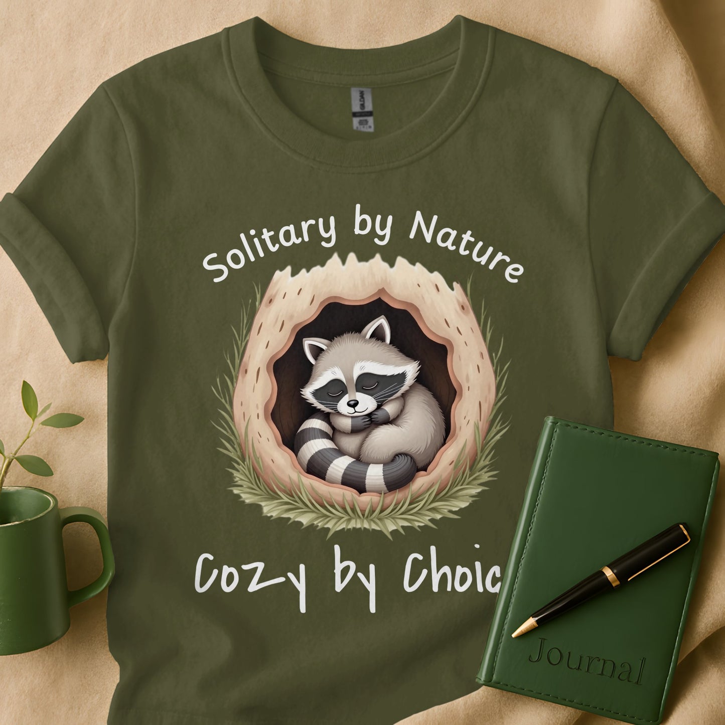 Solitary by Nature Cozy by Choice Shirt product