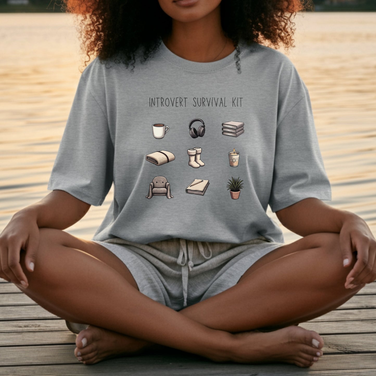Introvert Survival Kit Graphic T-Shirt Product
