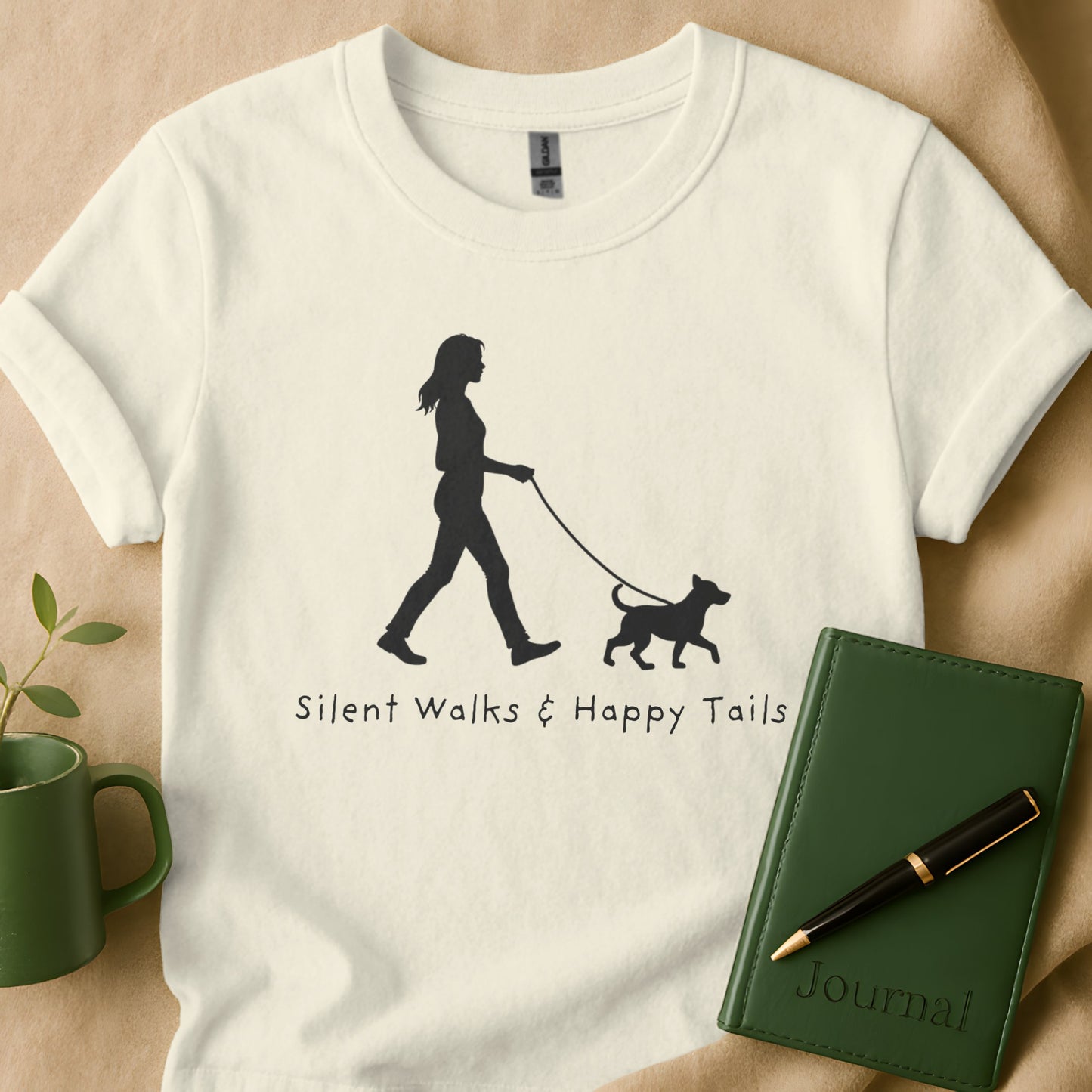 Silent Walks and Happy Tails T-shirt product