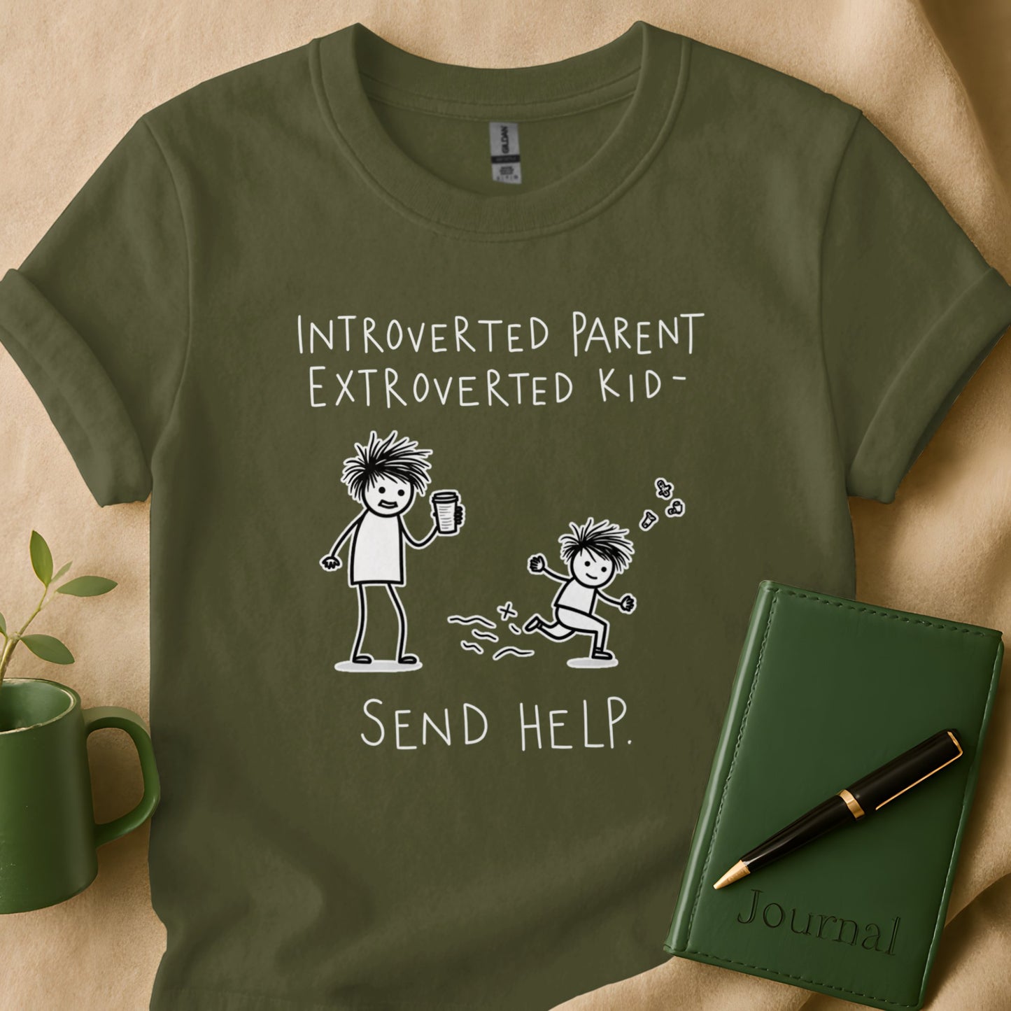 Introverted Parent Extroverted Kid Send Help Product type