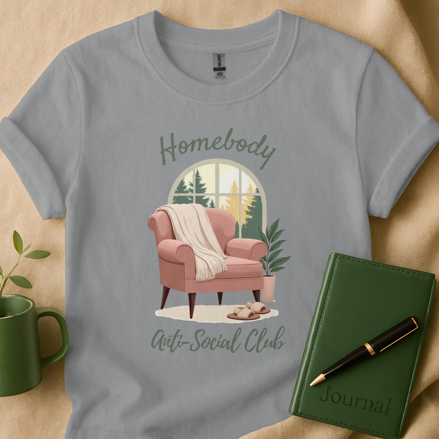 Homebody Anti-Social Club Cozy Tee for Comfort product