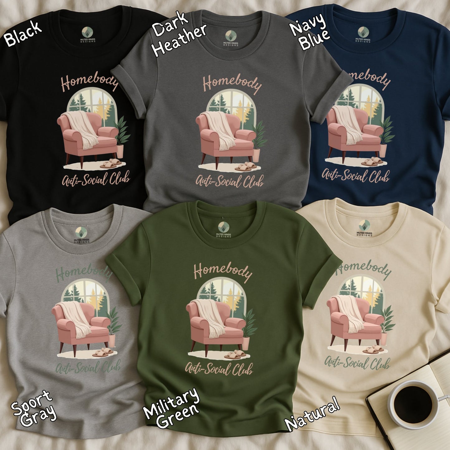 Homebody Anti-Social Club Graphic T-Shirt product