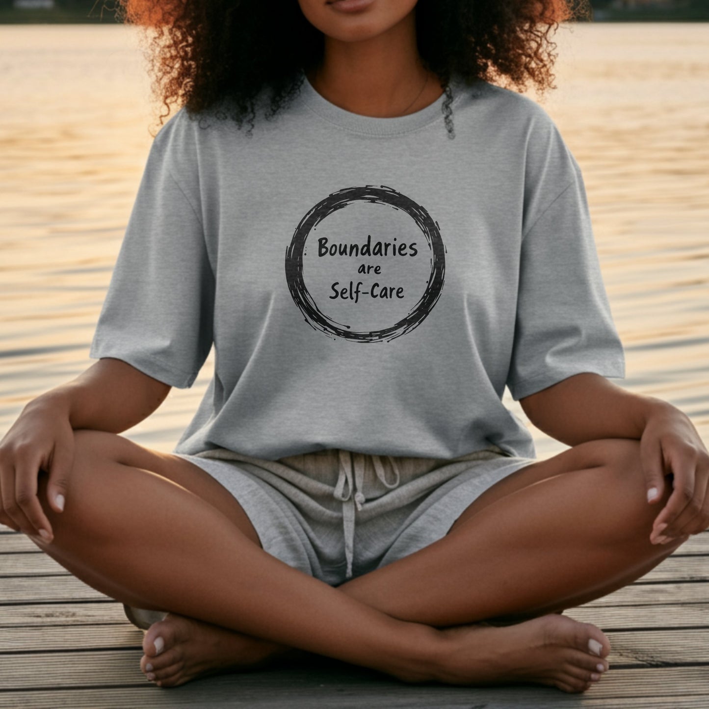 Boundaries Are Self-Care Graphic Tee Shirt Product