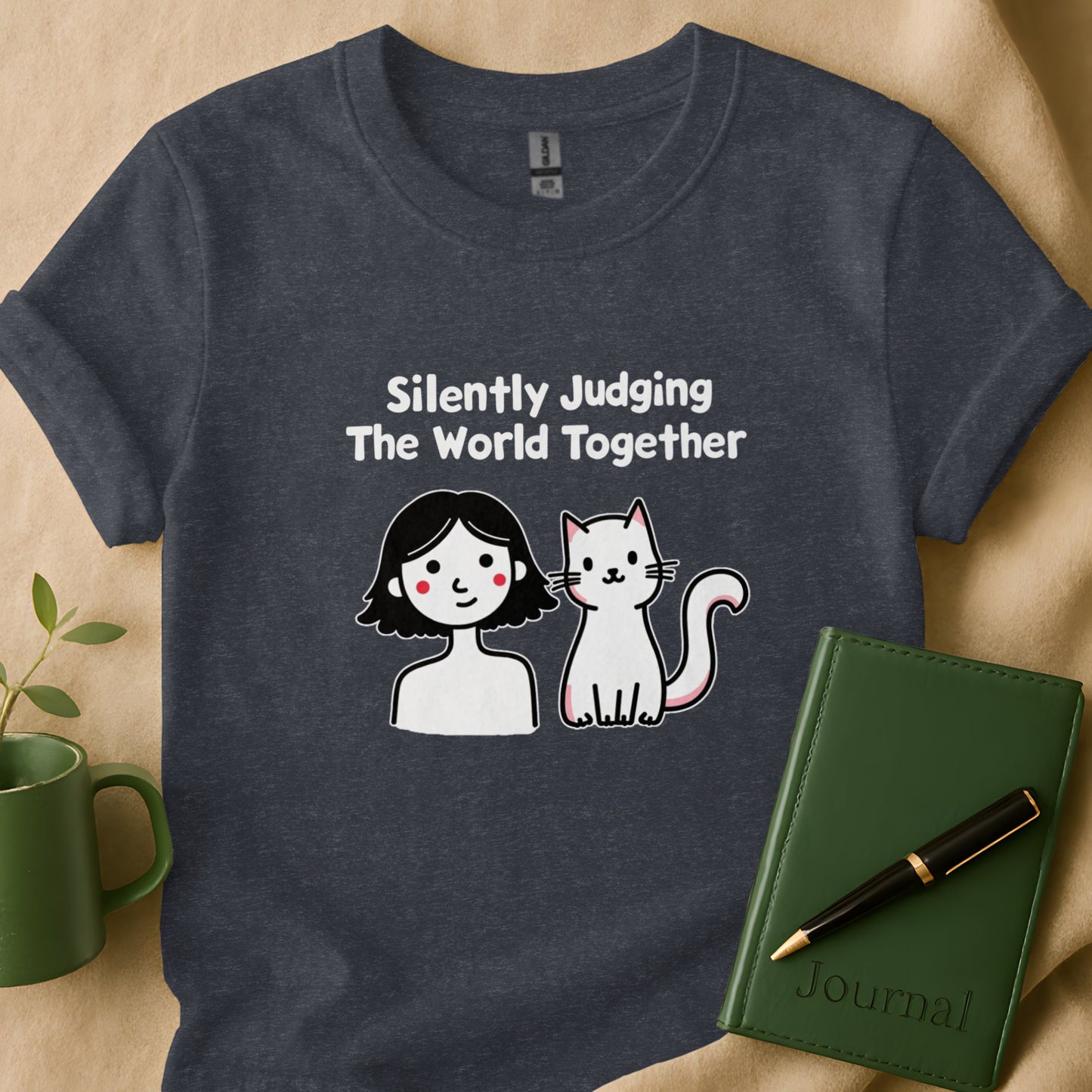 Silently Judging The World Together Shirt product