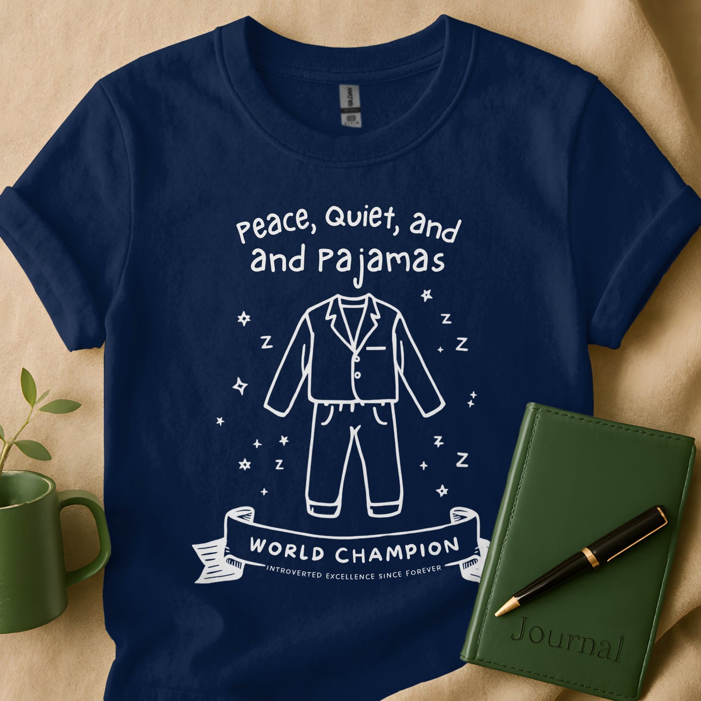 Peace Quiet and Pajamas World Champion Pajamas Product