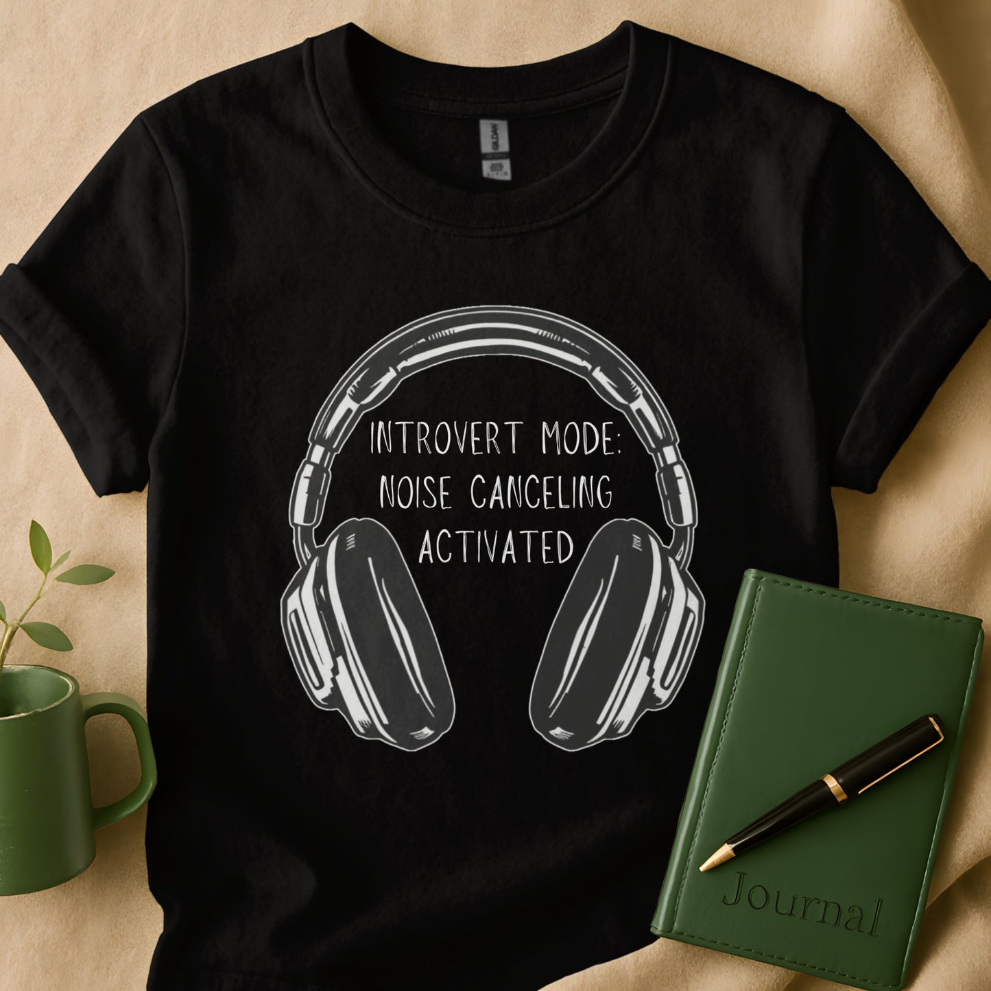 Introvert Mode Noise Canceling Activated T-shirt product