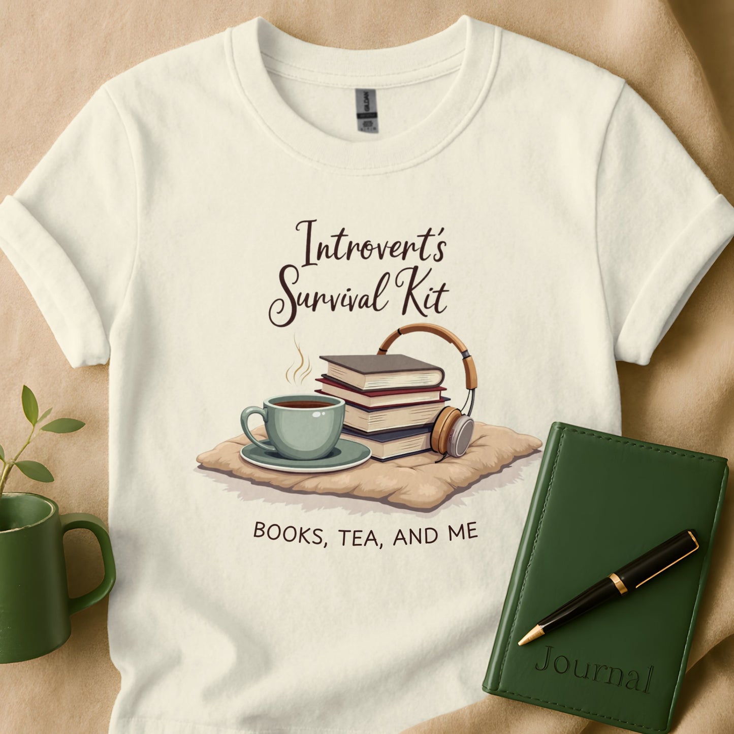 Introverts Survival Kit Graphic Tee Shirt product type
