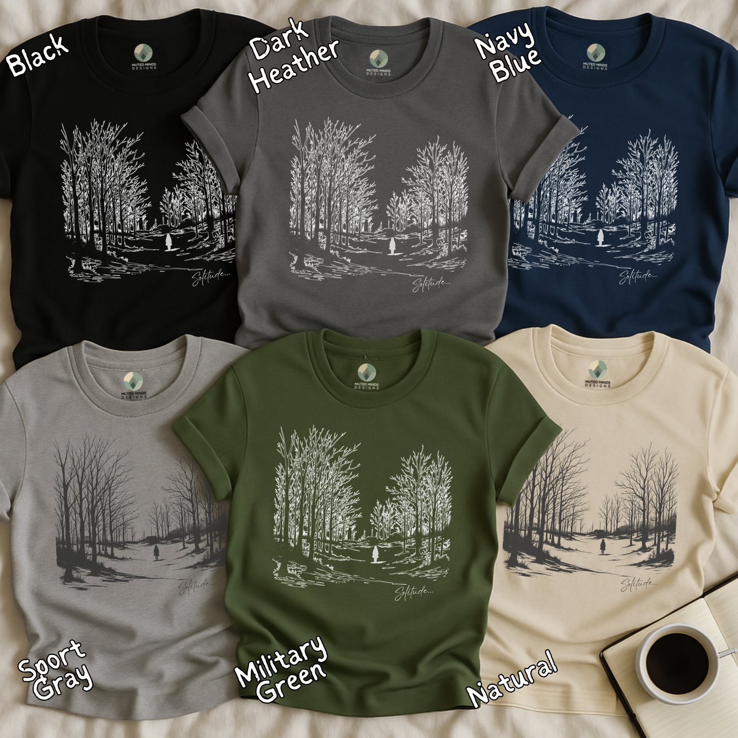 Scenic Forest Graphic Tee in Multiple Colors product type