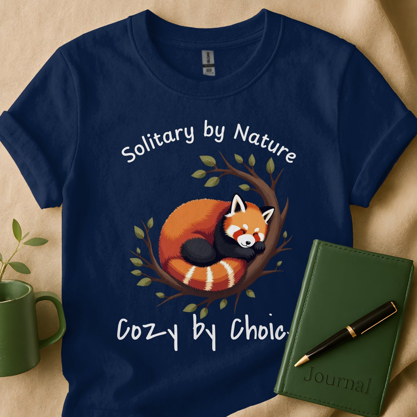 Solitary by Nature Cozy by Choice Red Panda product