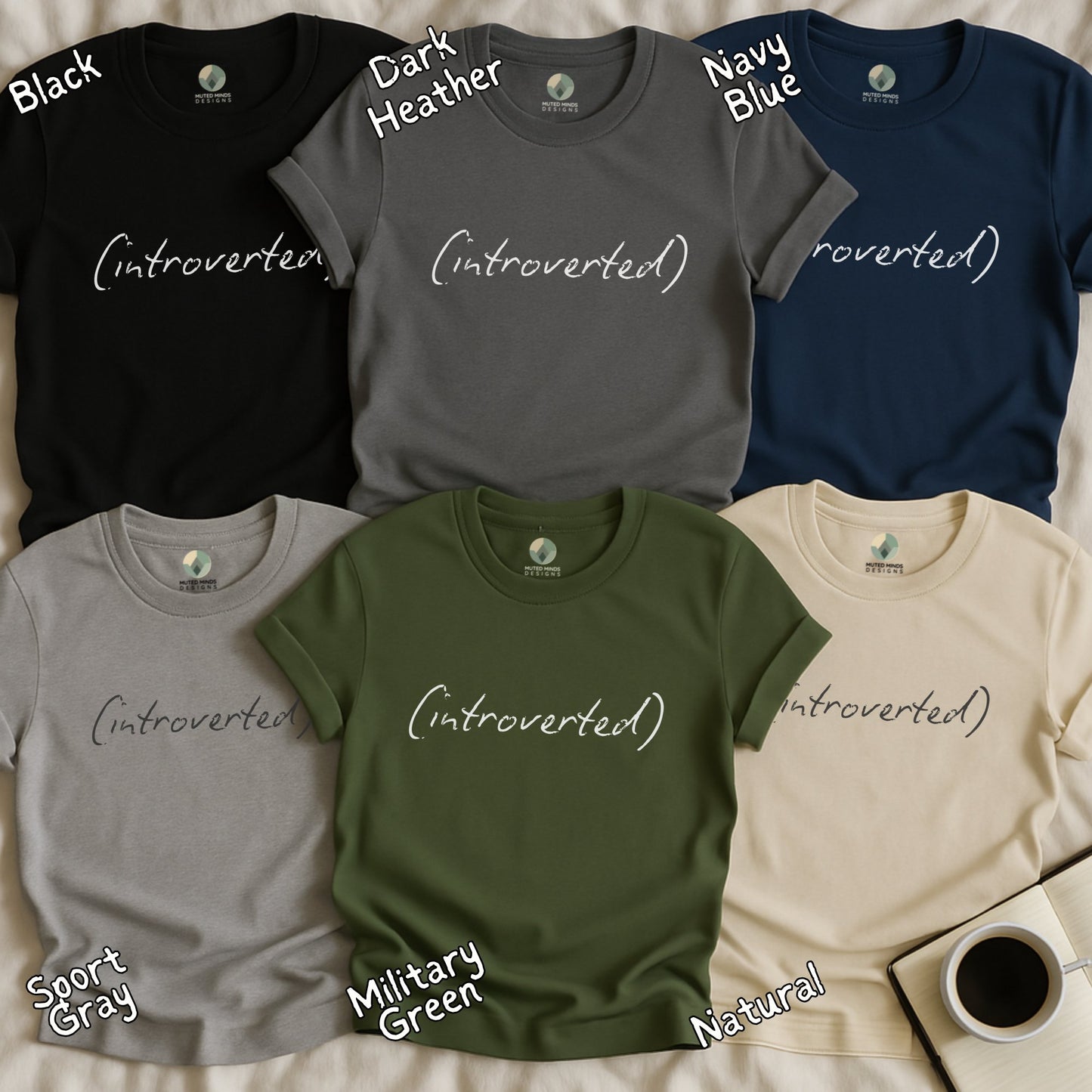 Introverted Statement T-Shirt Casual Wear Product Type