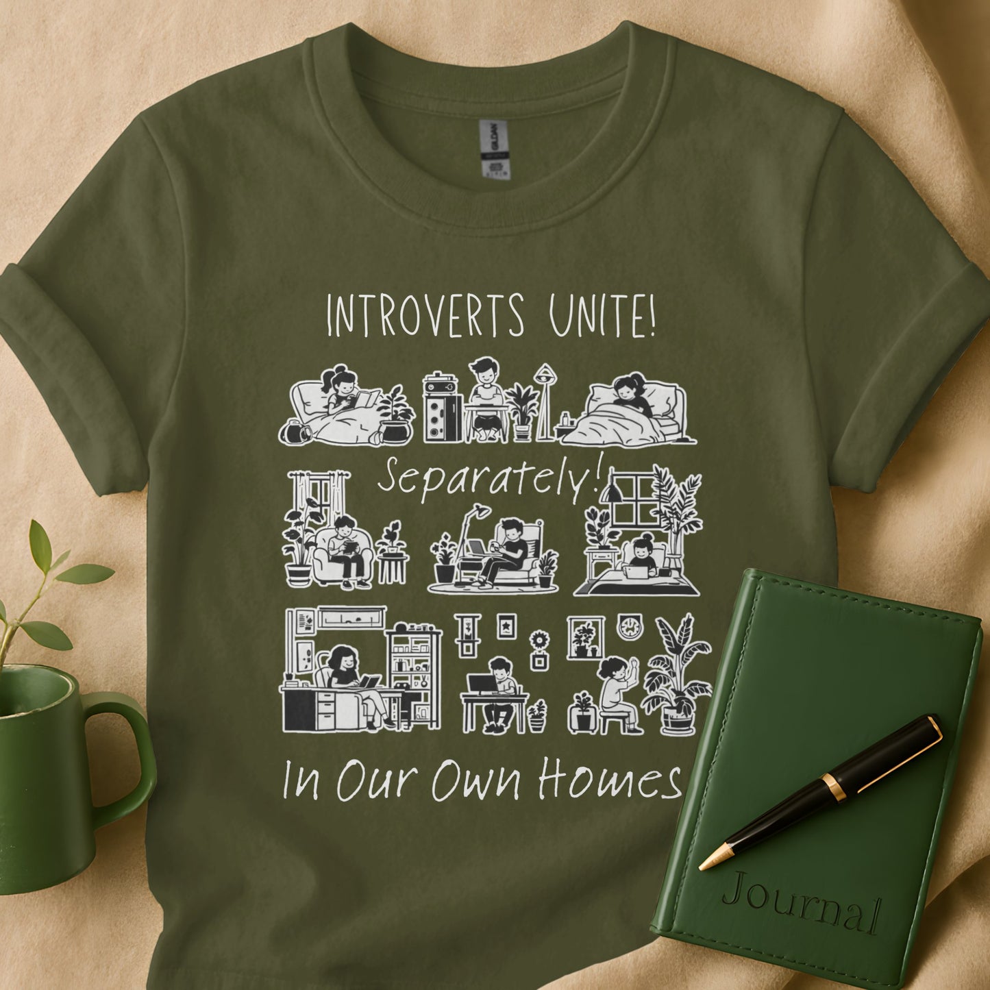 Introverts Unite Separately In Our Own Homes Shirt product type