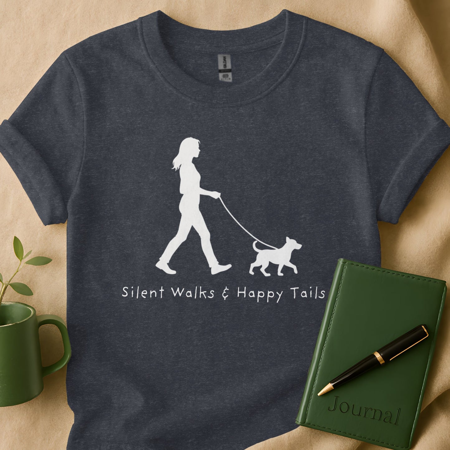 Silent Walks and Happy Tails Graphic T-Shirt product