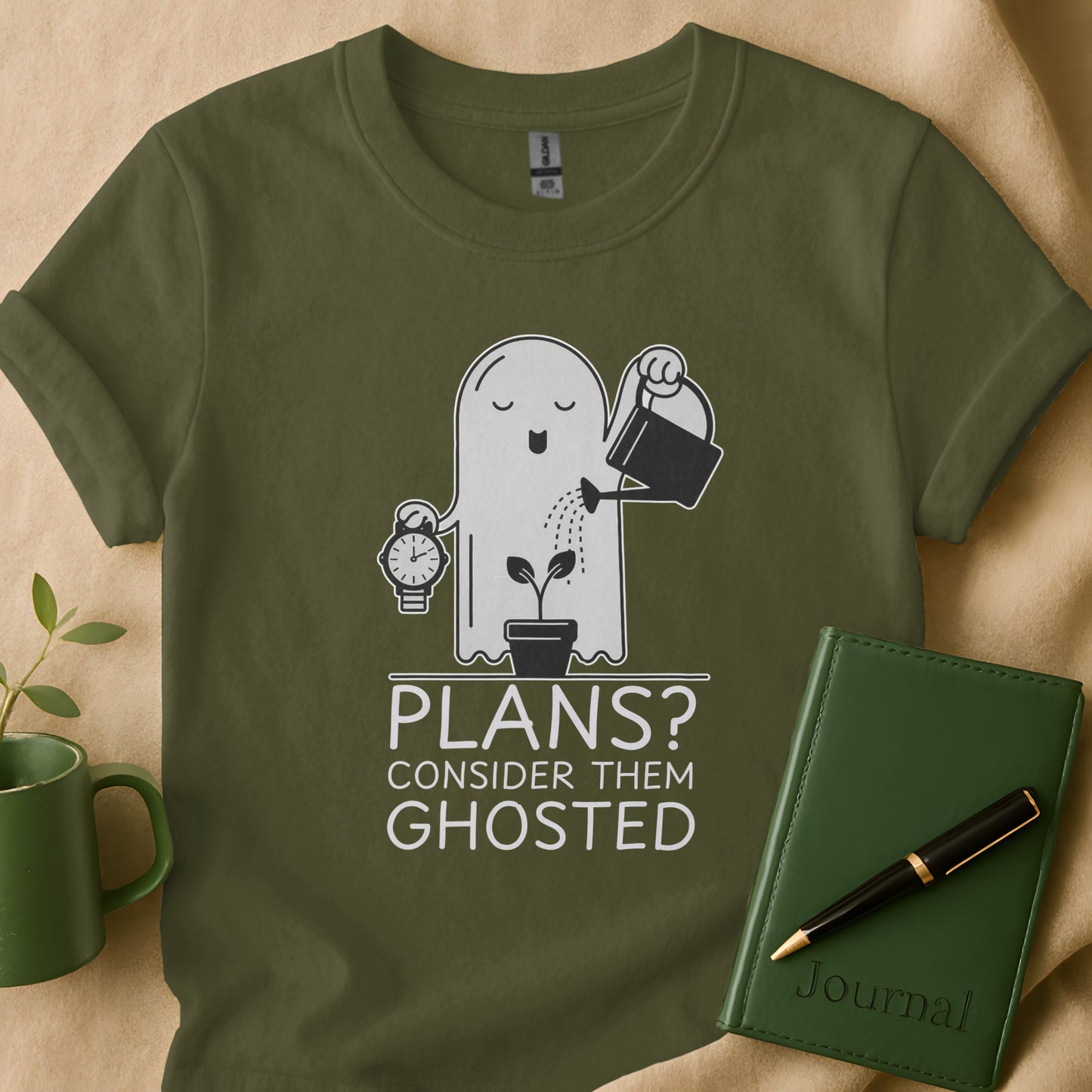 Plans Consider Them Ghosted Graphic Tee product type