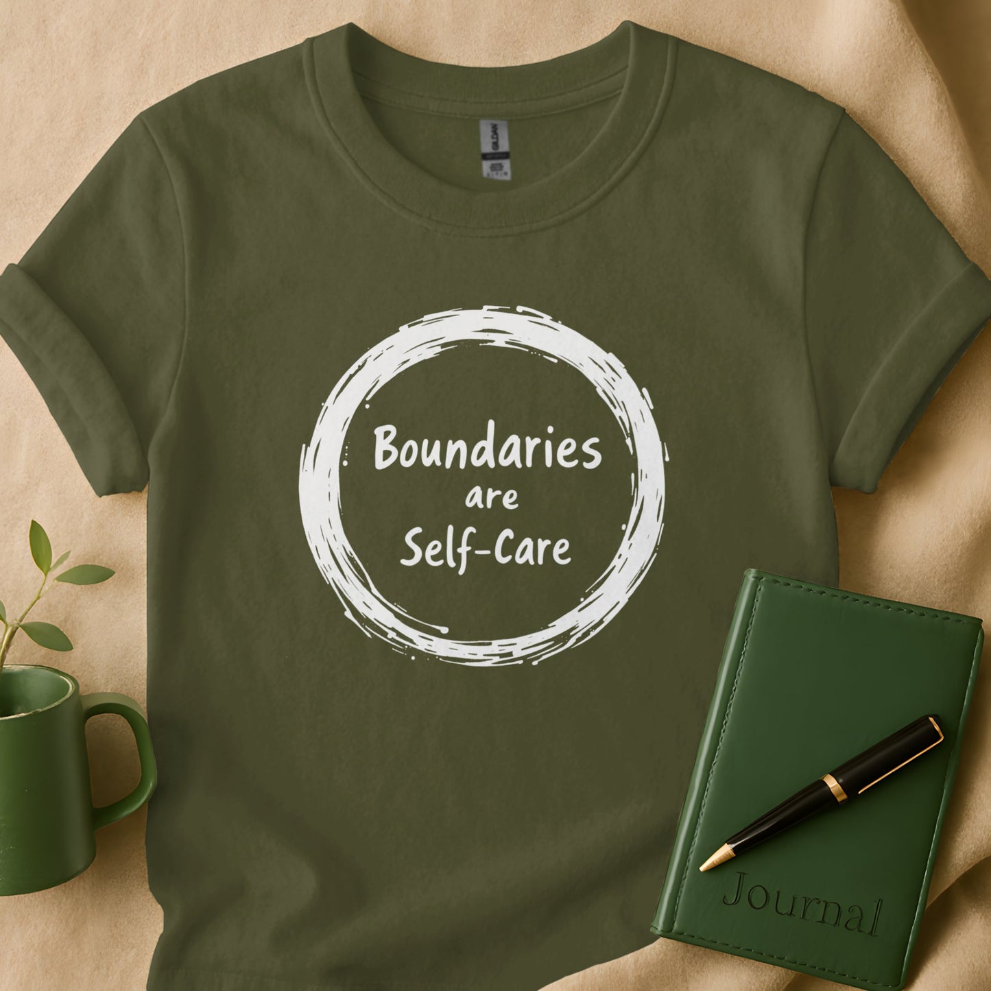 Boundaries are Self-Care statement piece product