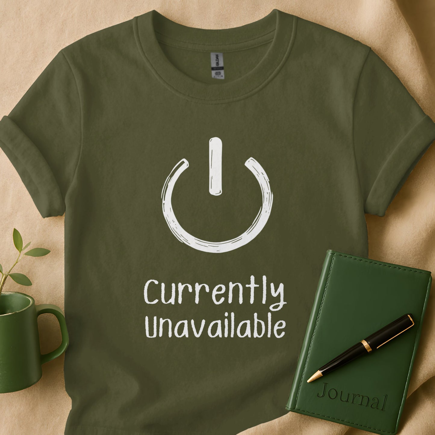 Currently Unavailable Shirt with Power Symbol graphic product type