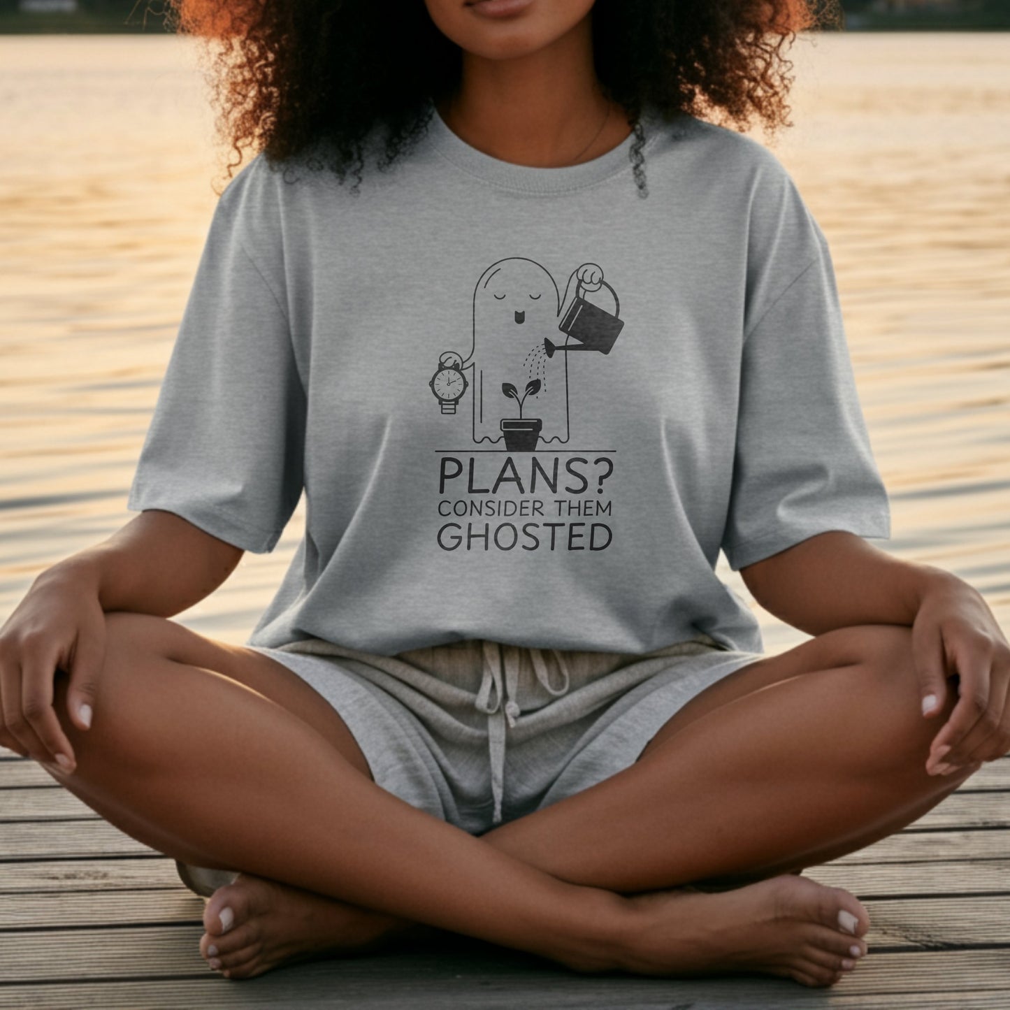 Plans Consider Them Ghosted Graphic Tee product type