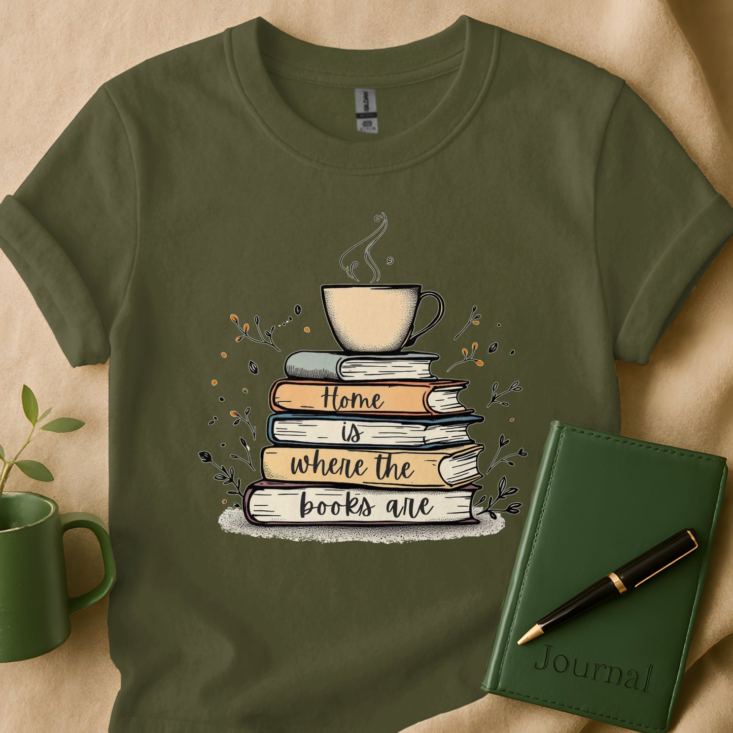 Home is Where the Books Are T-shirt product