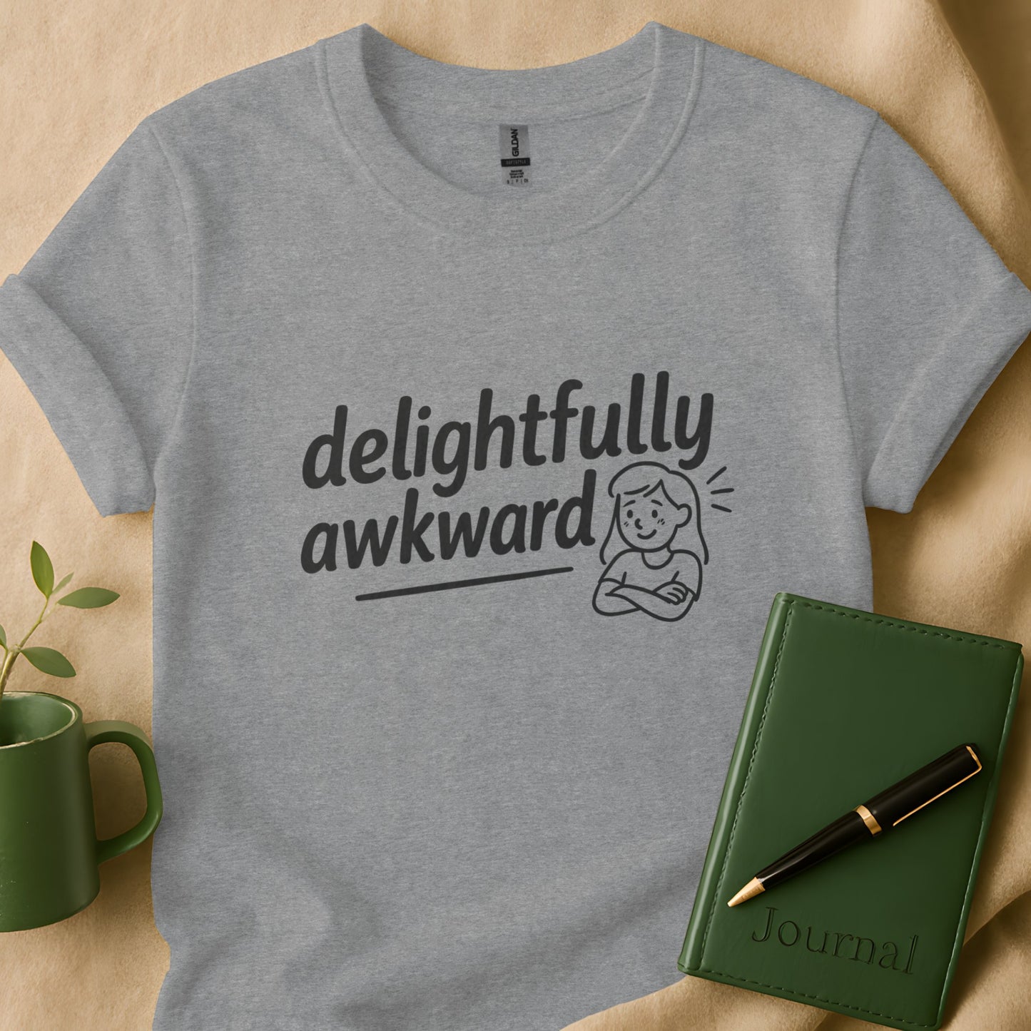 Delightfully Awkward Girl Graphic T-Shirt