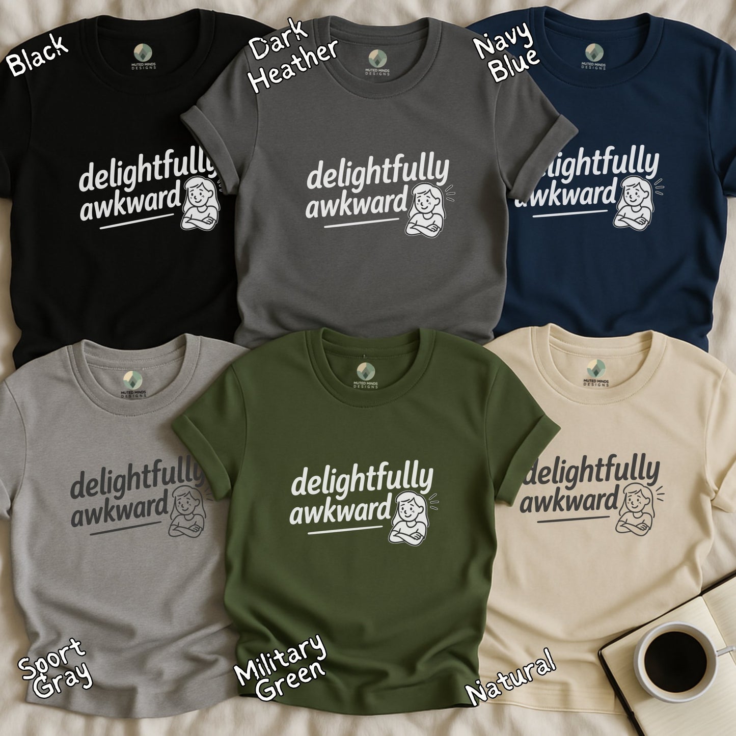 Delightfully Awkward Girl Graphic T-Shirt