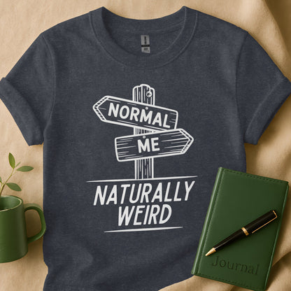 Normal Me Naturally Weird Graphic T-Shirt product type