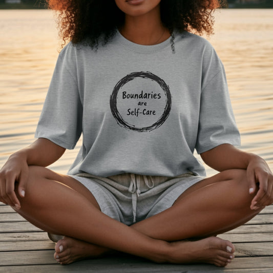 Boundaries Are Self-Care Graphic Tee Shirt Product