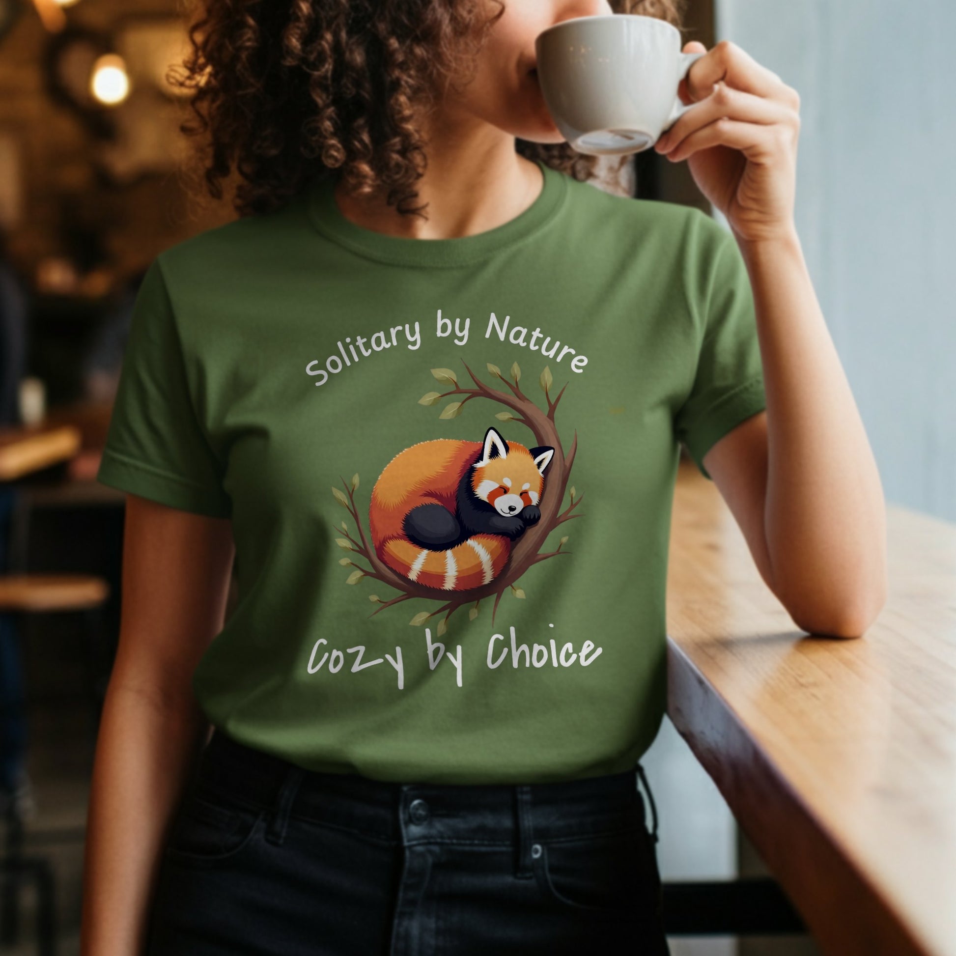 Solitary by Nature Cozy by Choice T-shirt product type