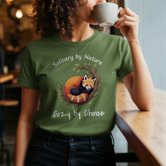 Solitary by Nature Cozy by Choice T-shirt product type