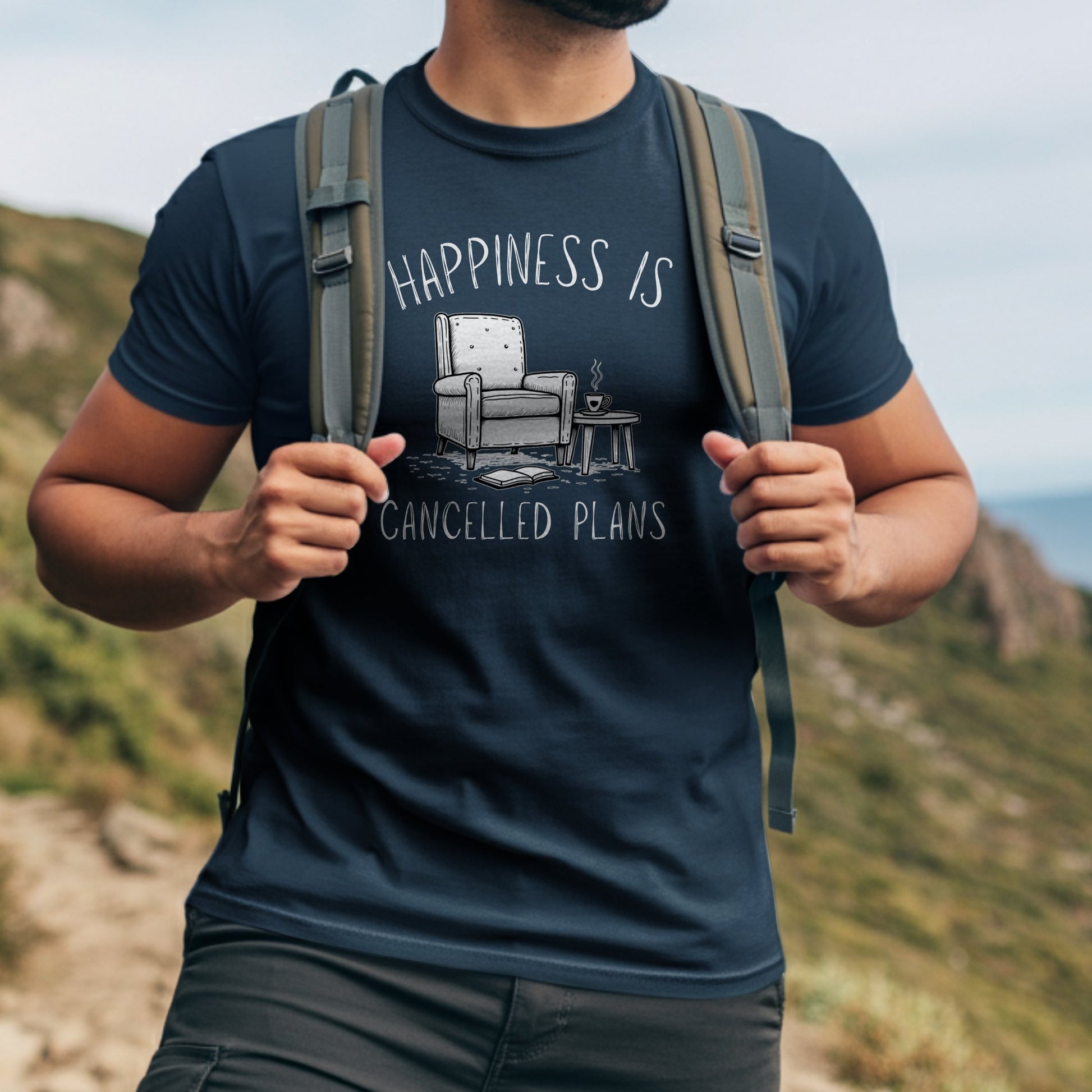 Happiness Is Cancelled Plans Graphic Tee product