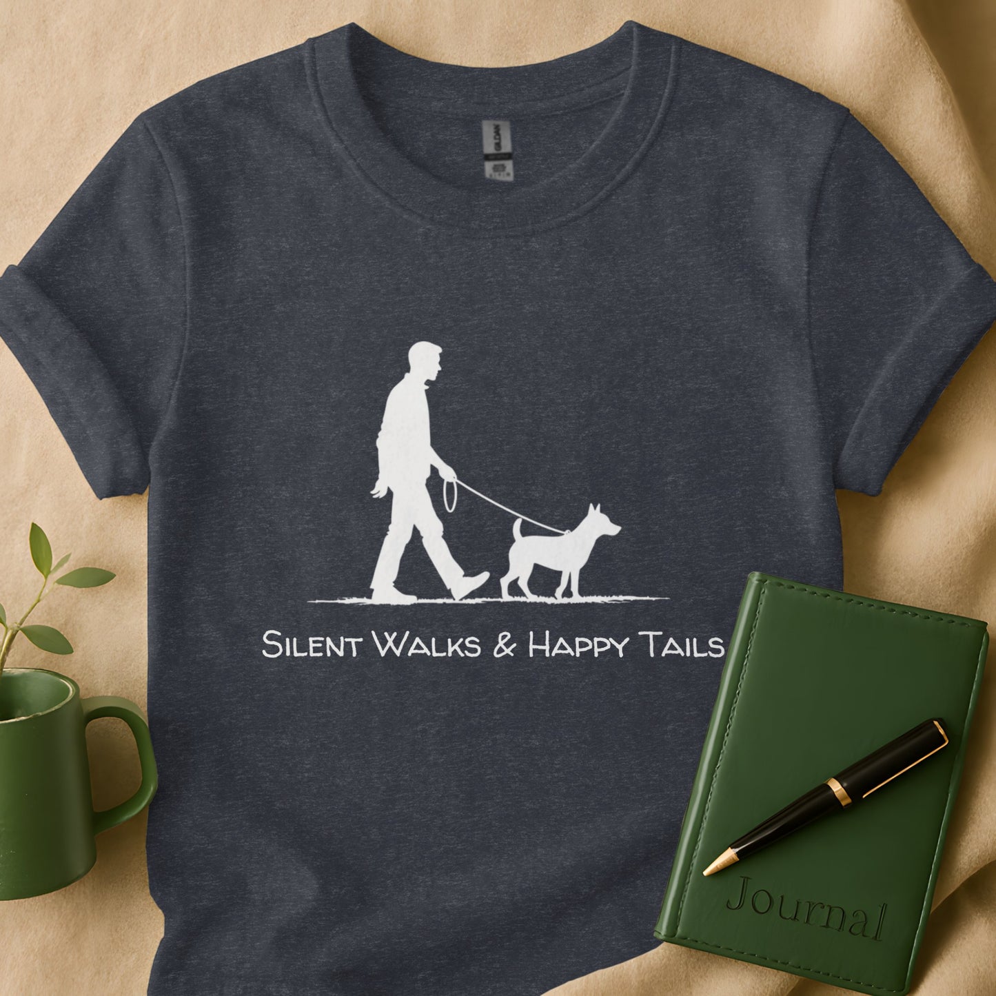 Silent Walks and Happy Tails Graphic T-shirt product