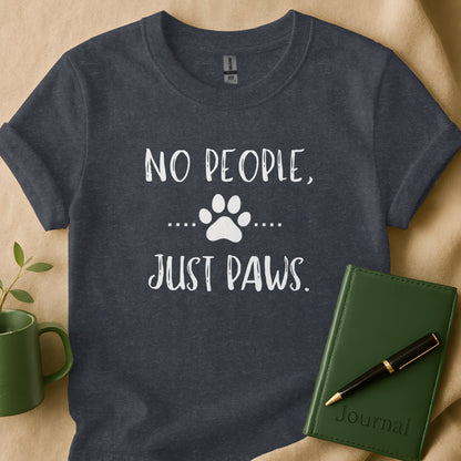 No People Just Paws Graphic Tee Shirt product type
