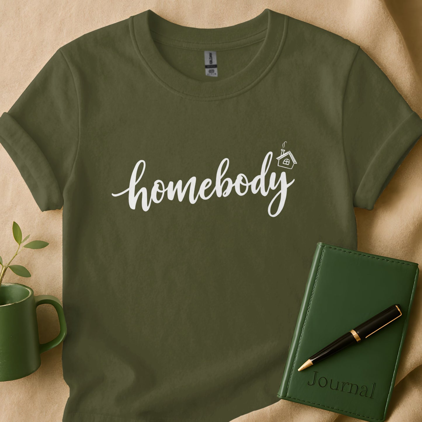 Homebody Theme Casual Graphic T Shirt product type
