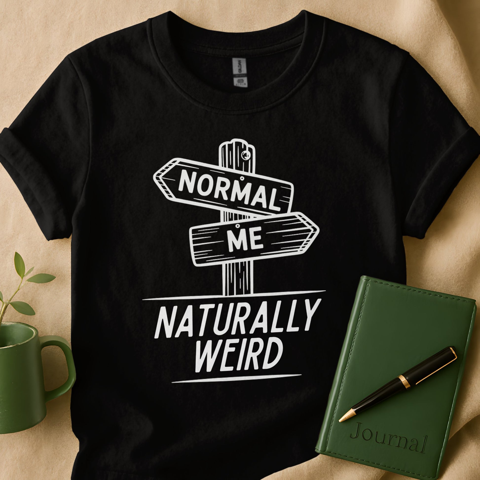 Normal Me Naturally Weird Graphic Tee product type