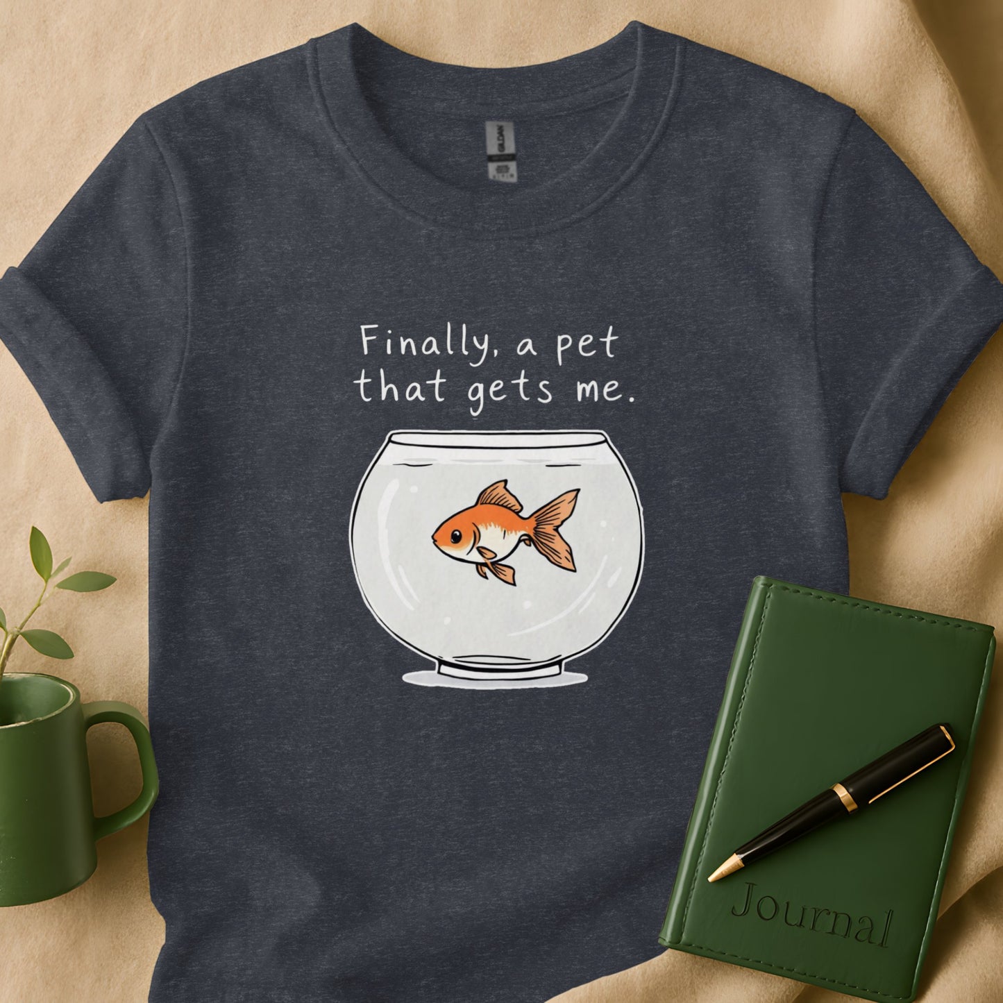 Finally a pet that gets me fish graphic product