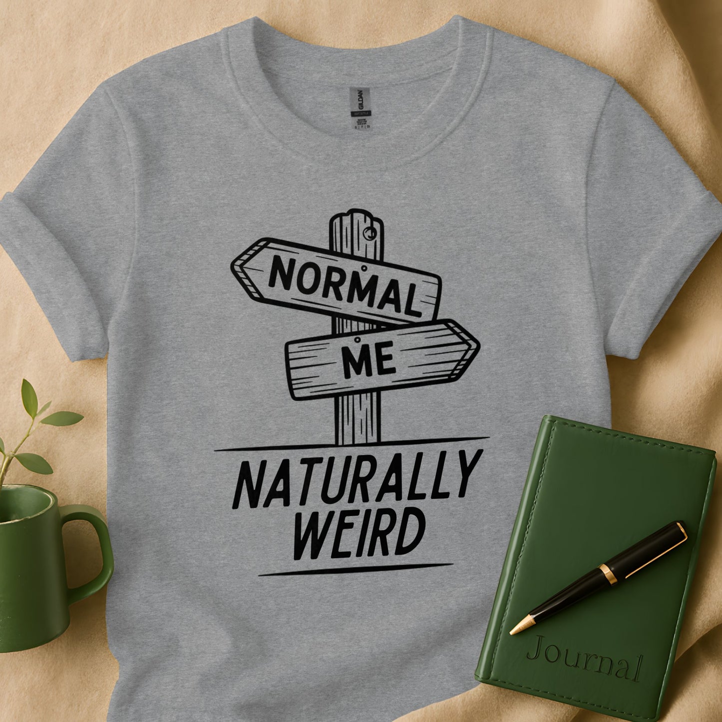 Naturally Weird Normal Me Graphic T-Shirt product type