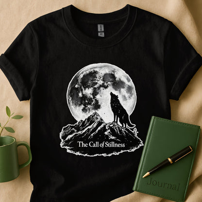 The Call of Stillness Moon Design T-shirt product