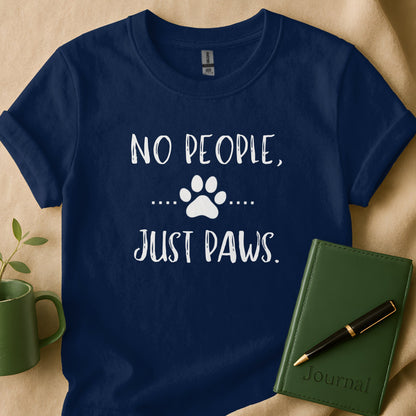 No People Just Paws Short Sleeve T-Shirt product
