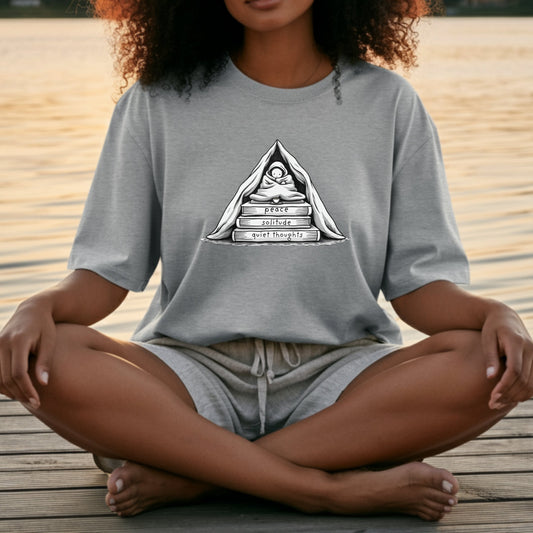 Peace Silence Quiet Thoughts Graphic Tee product