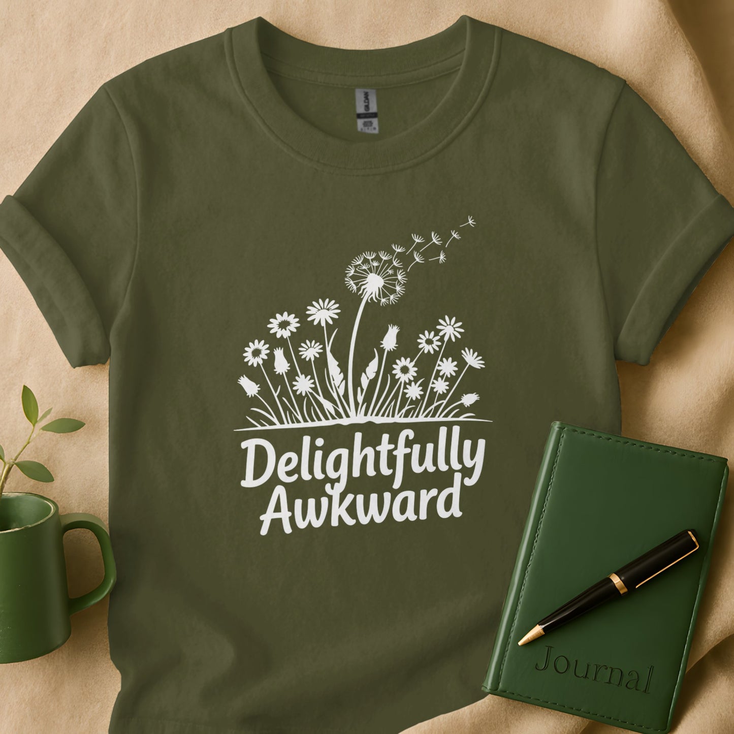 Delightfully Awkward Dandelion Graphic T-Shirt product type