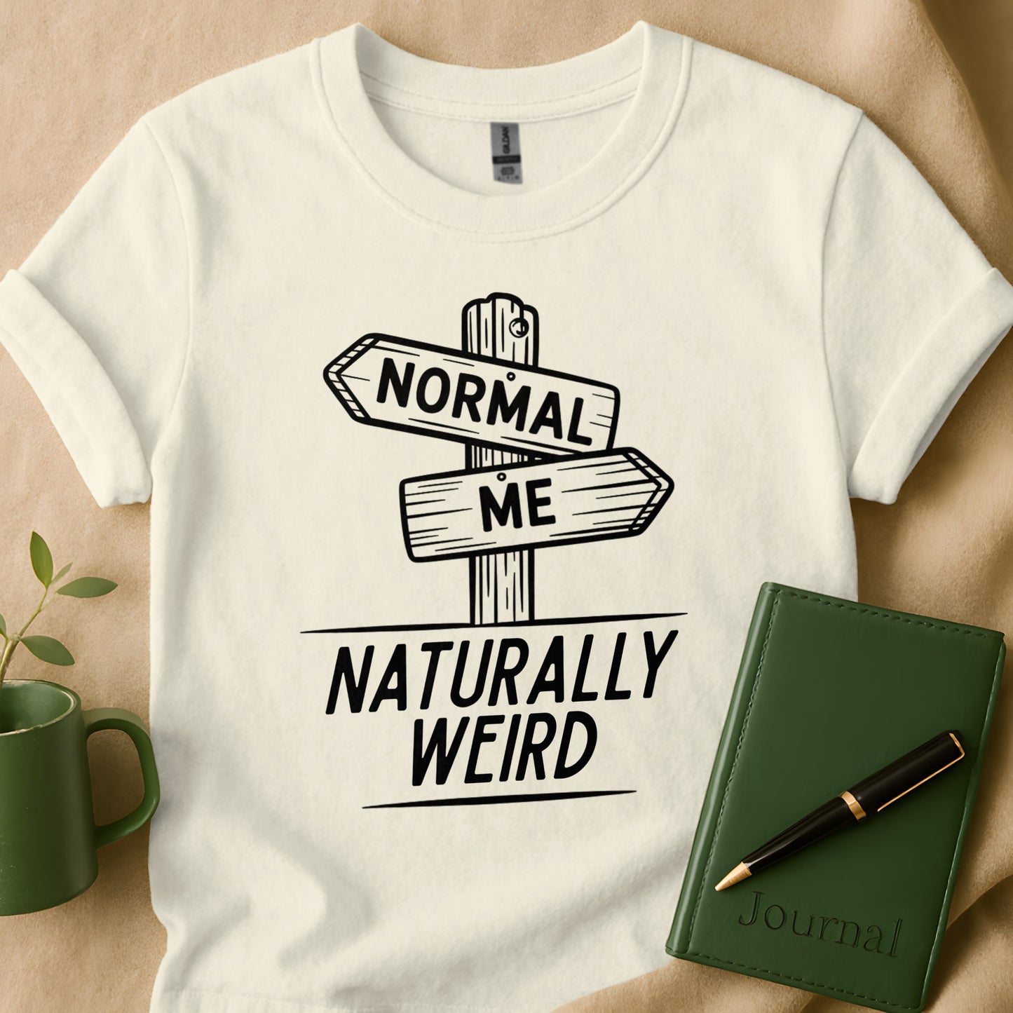 Normal Me Naturally Weird Graphic T-shirt product