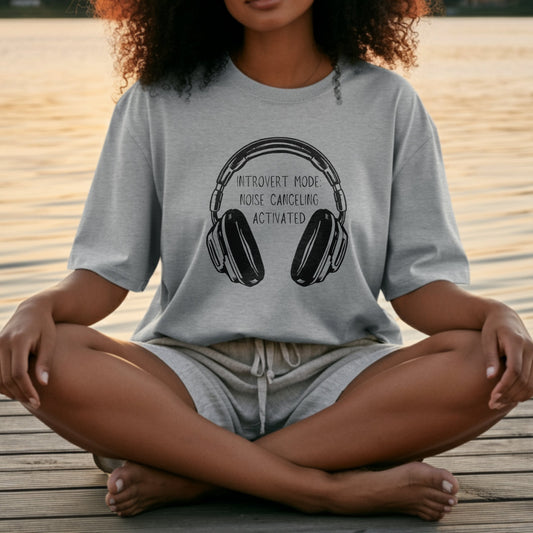 Introvert Mode Noise Cancelling Activated T-Shirt product