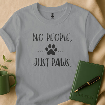 No People Just Paws Graphic Tee Shirt product type