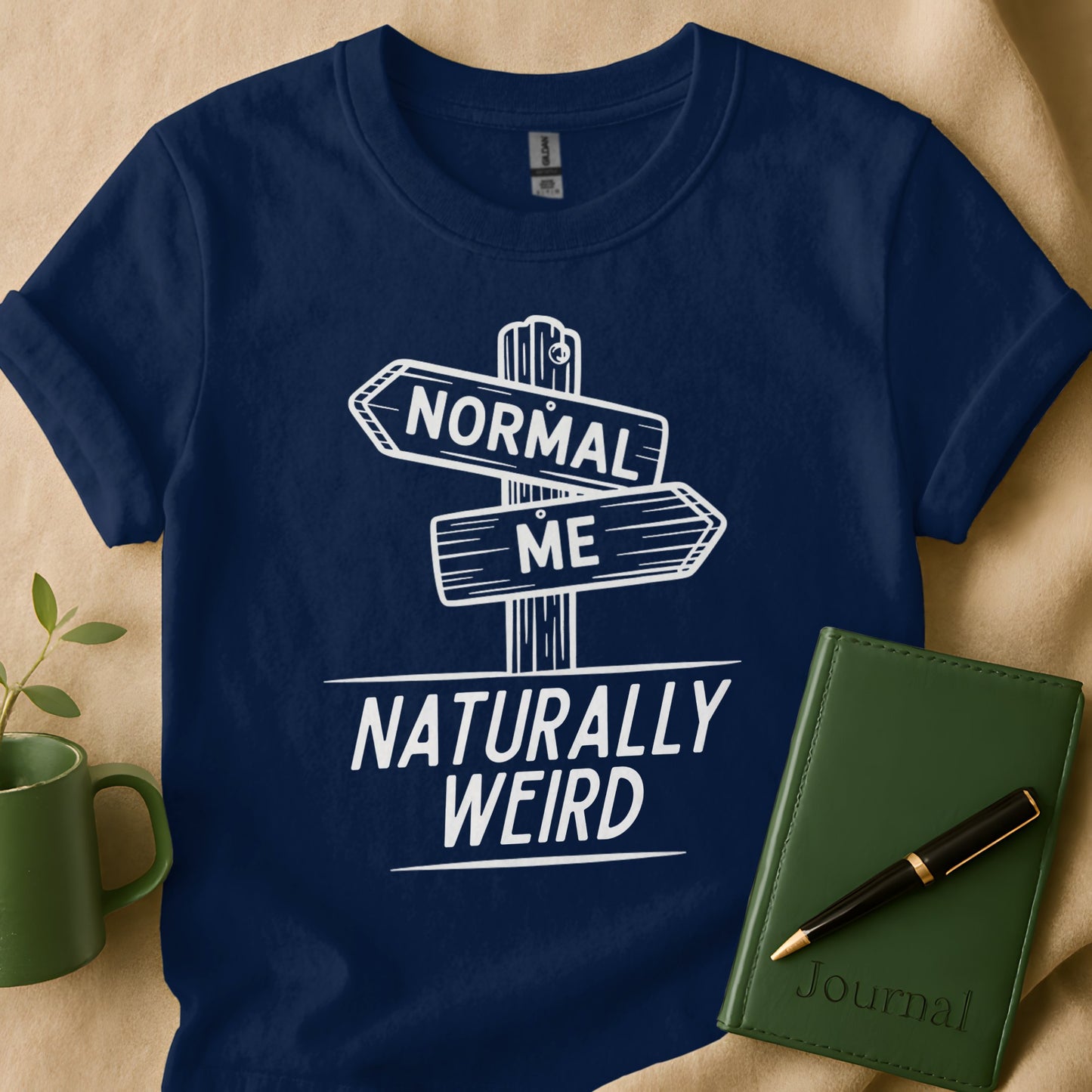 Naturally Weird Normal Me Graphic Tee product