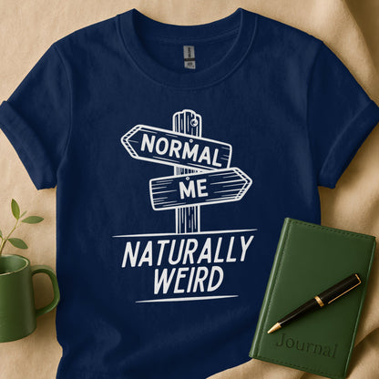 Naturally Weird Normal Me Graphic Tee product