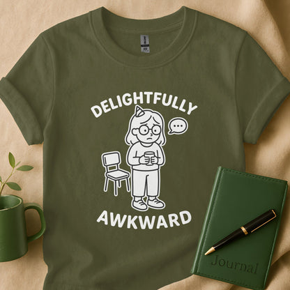 Delightfully Awkward Girl at Party T-Shirt
