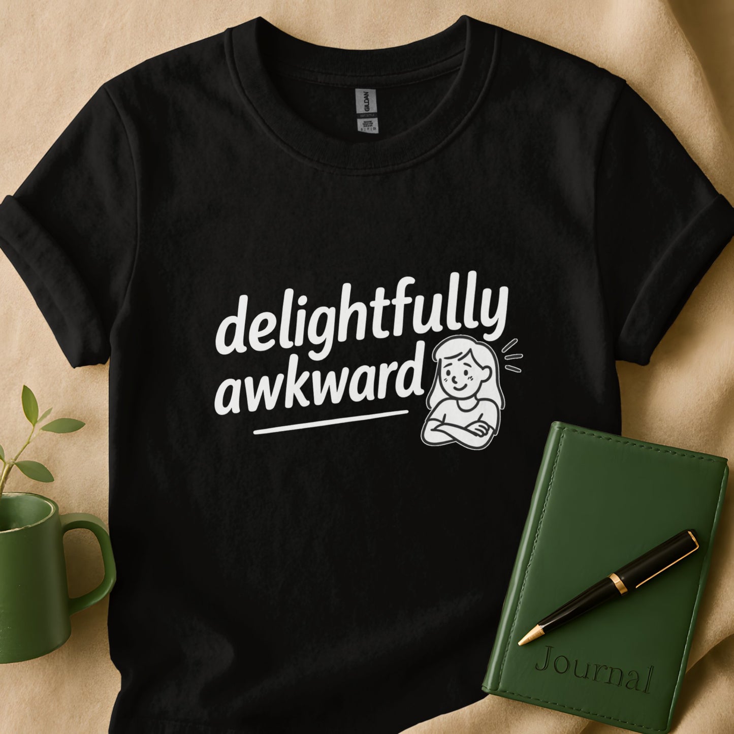 Delightfully Awkward Girl Graphic T-Shirt