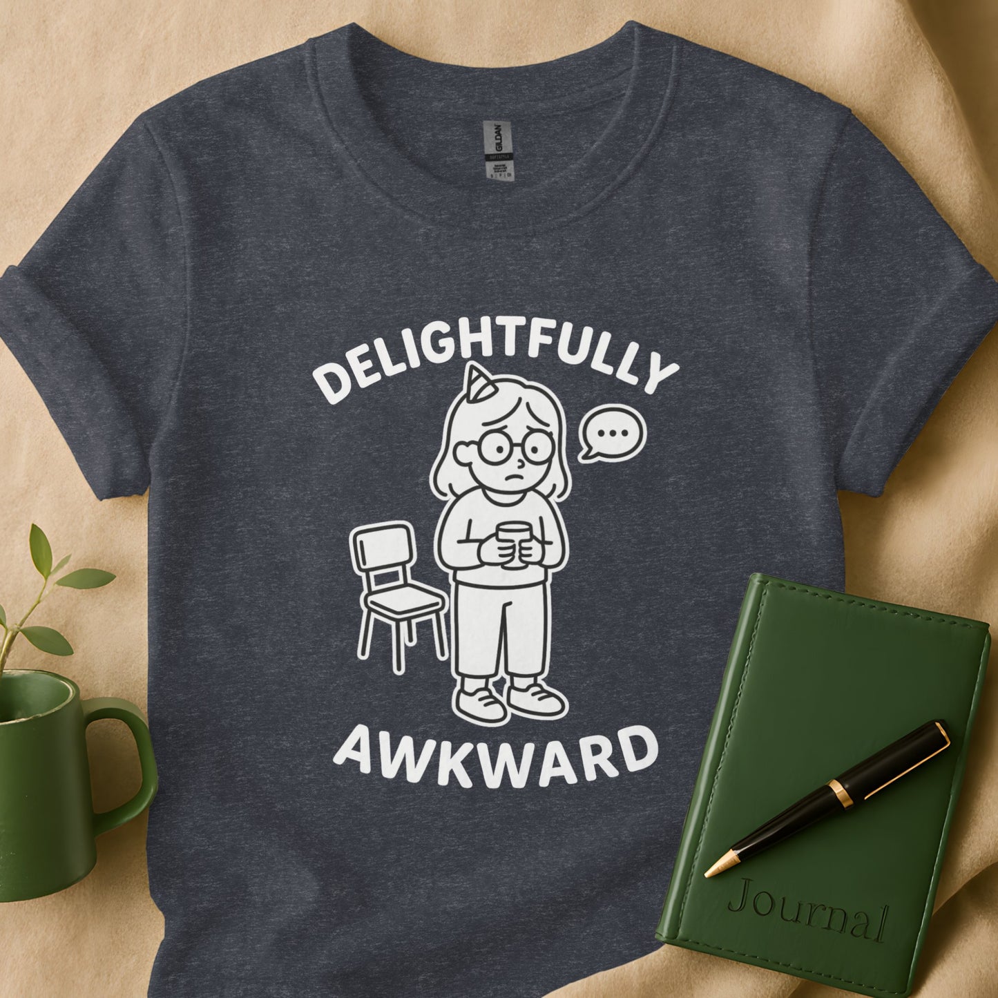 Delightfully Awkward Girl at Party T-Shirt