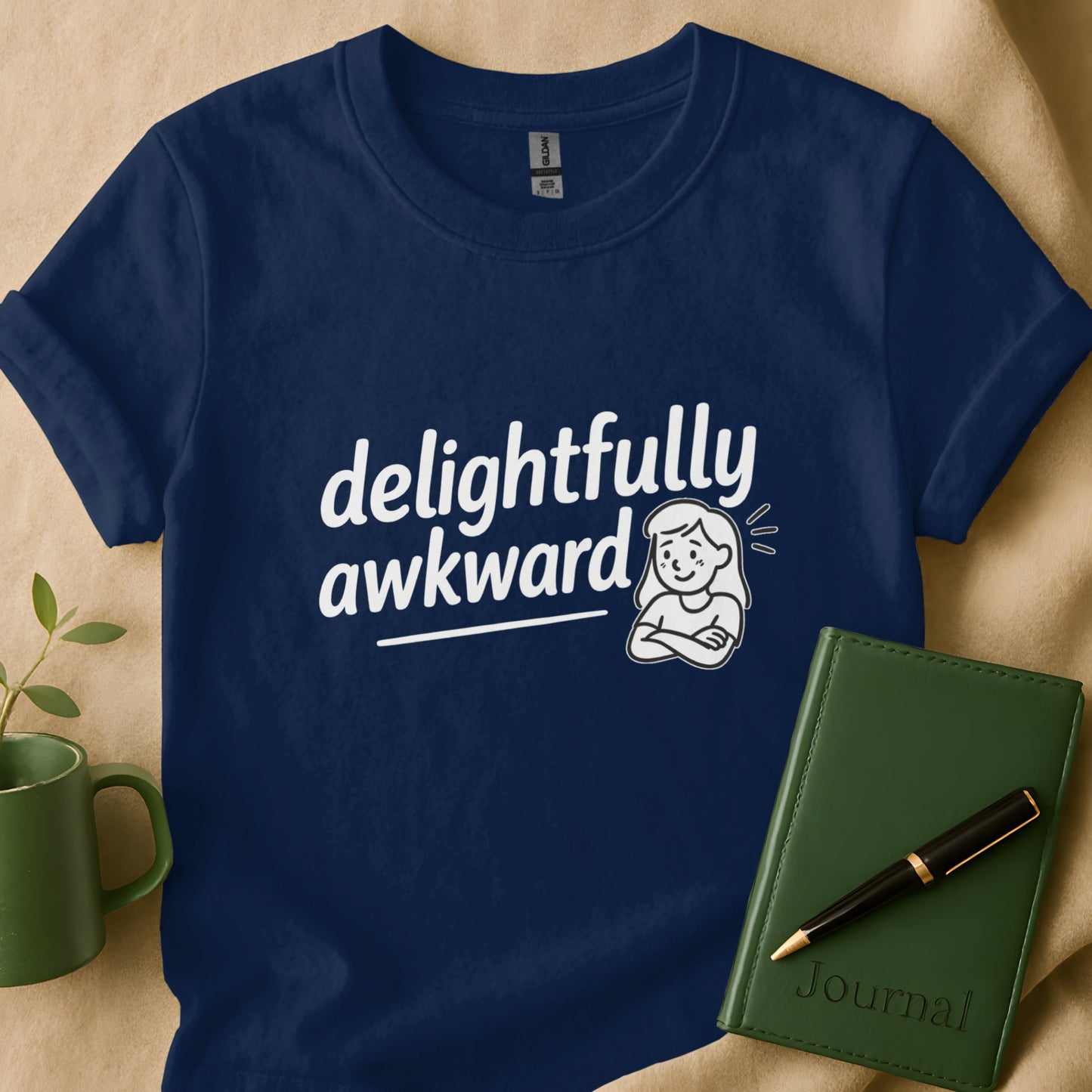 Delightfully Awkward Girl Graphic T-Shirt